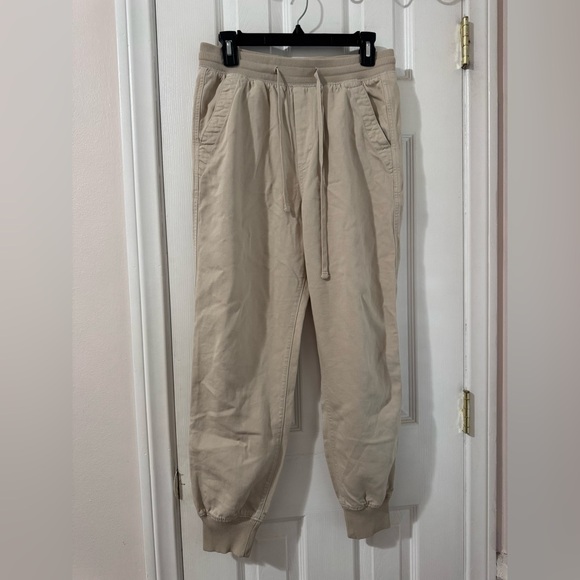 GAP Tan Sweatpants Joggers Elastic Waist - Picture 1 of 3
